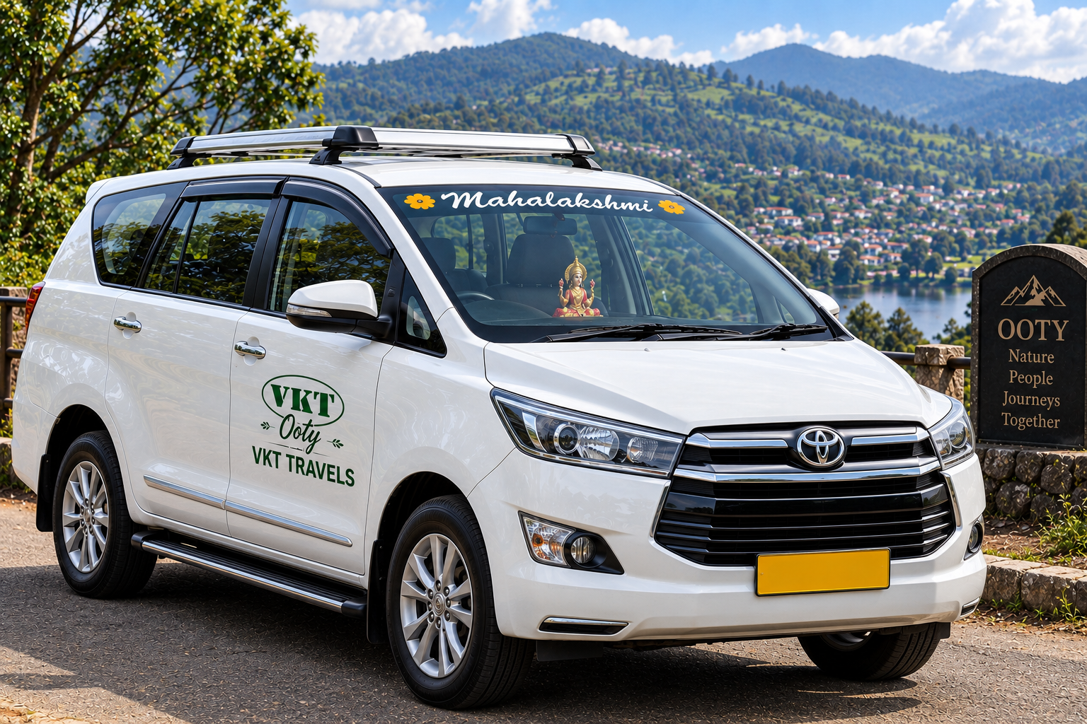 VKT Travels Ooty 7 Seater Taxi